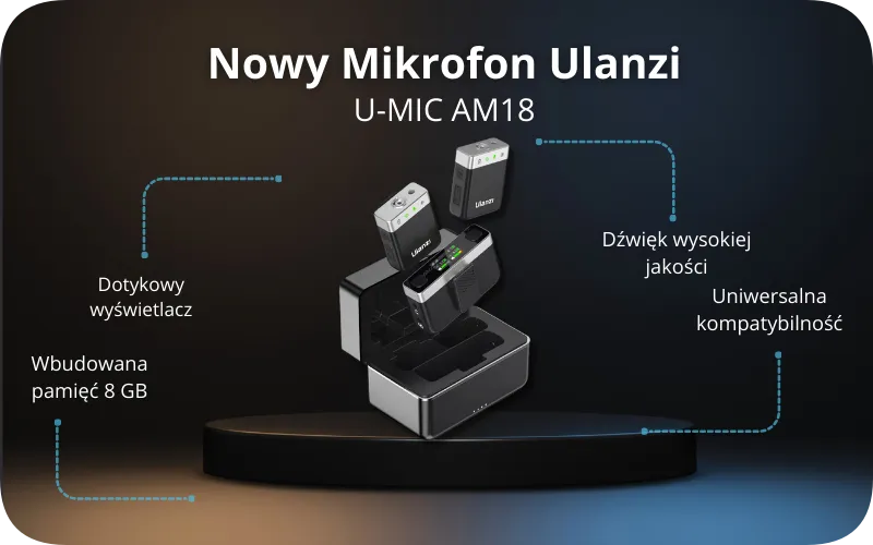 Mikrofon bezprzewodowy Ulanzi