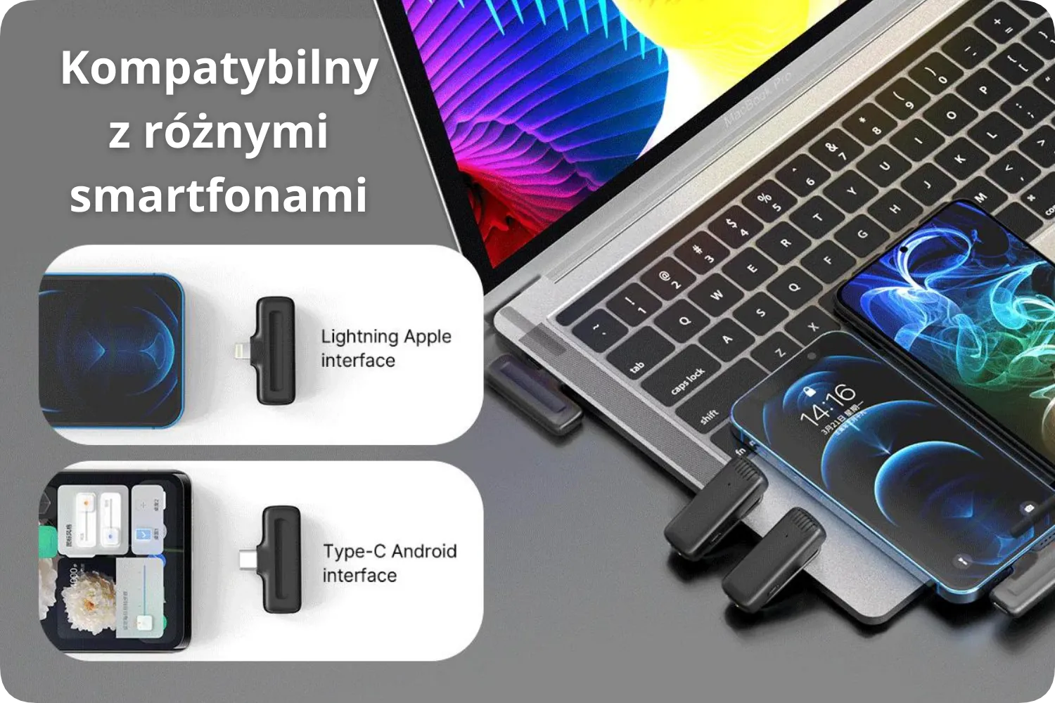 Kompatybilność mikrofonu Ulanzi J12