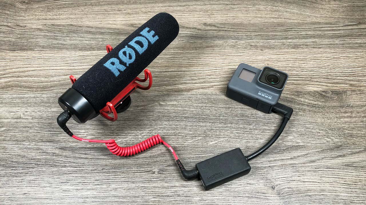 Oryginalny Adapter Audio 3,5mm do GoPro Hero 8 7 6 5 Black GearPro