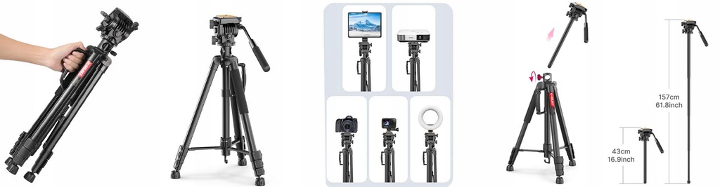 lekki statyw aluminiowy