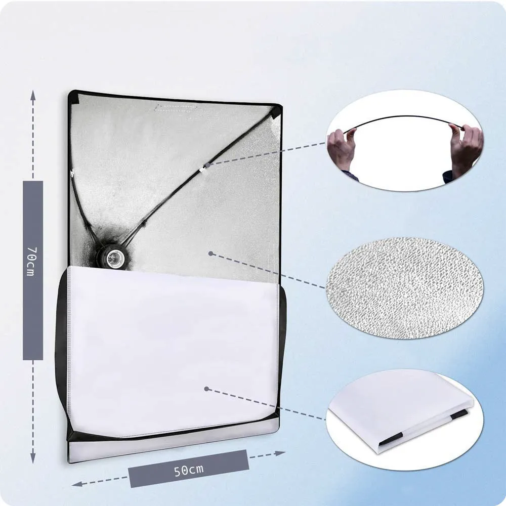 2x Softbox fotografia produktowa
