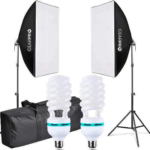 Softbox Zestaw Oświetlenie Ciągłe