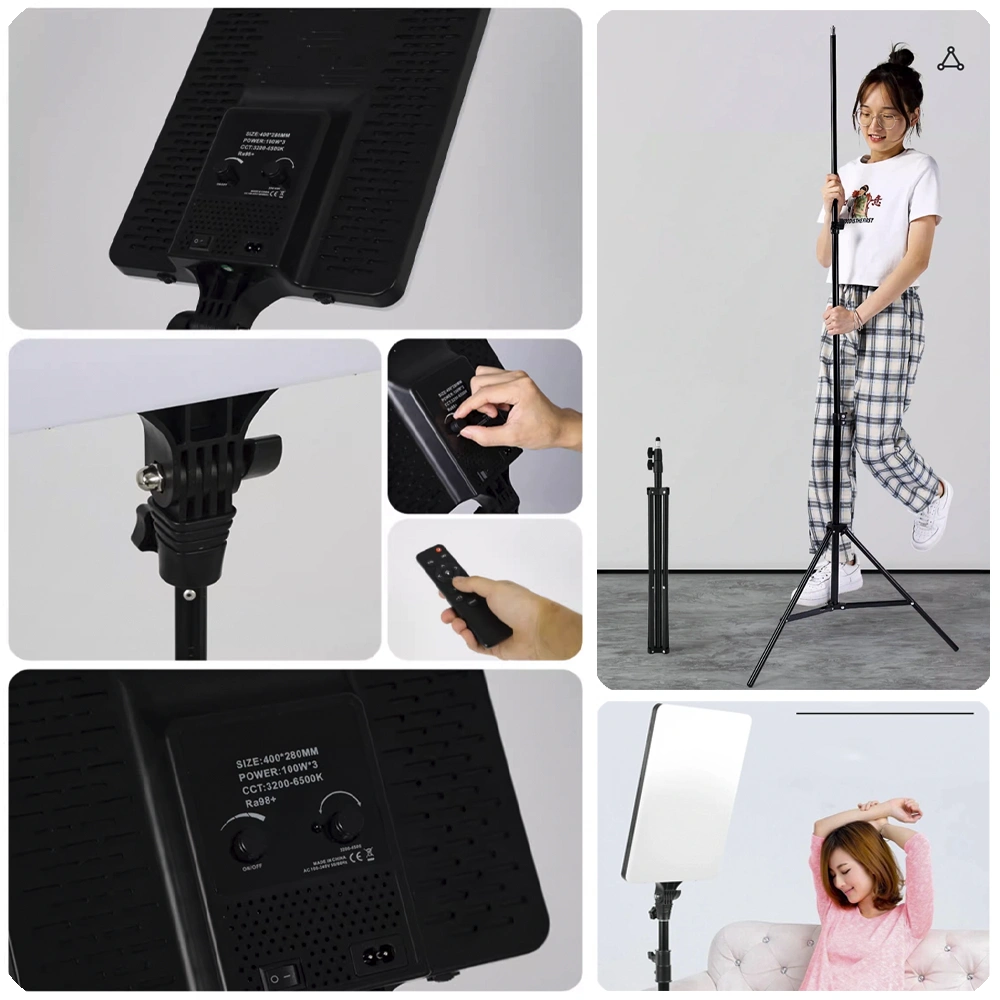 skład zestaw gearpro softbox led plus statyw