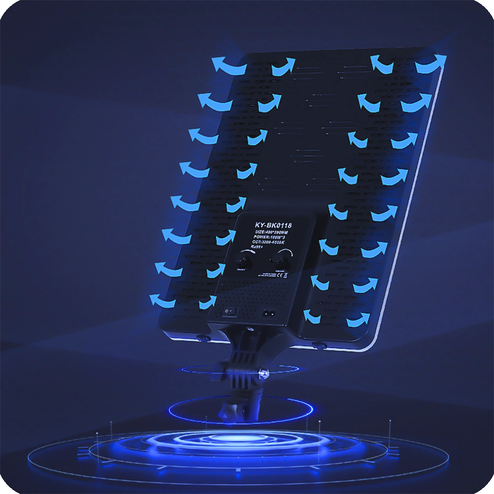 softbox led na statywie 100w na pilota