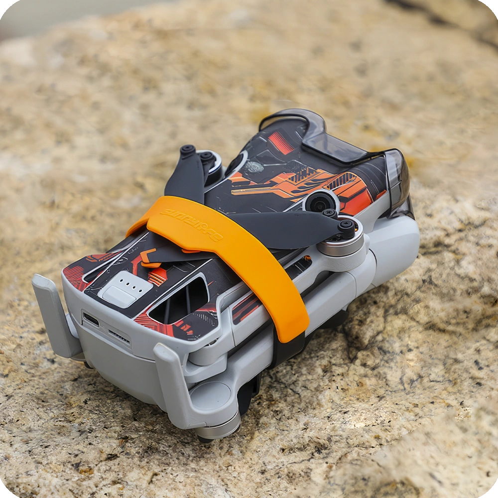dji Mini 4 blokada smigieł