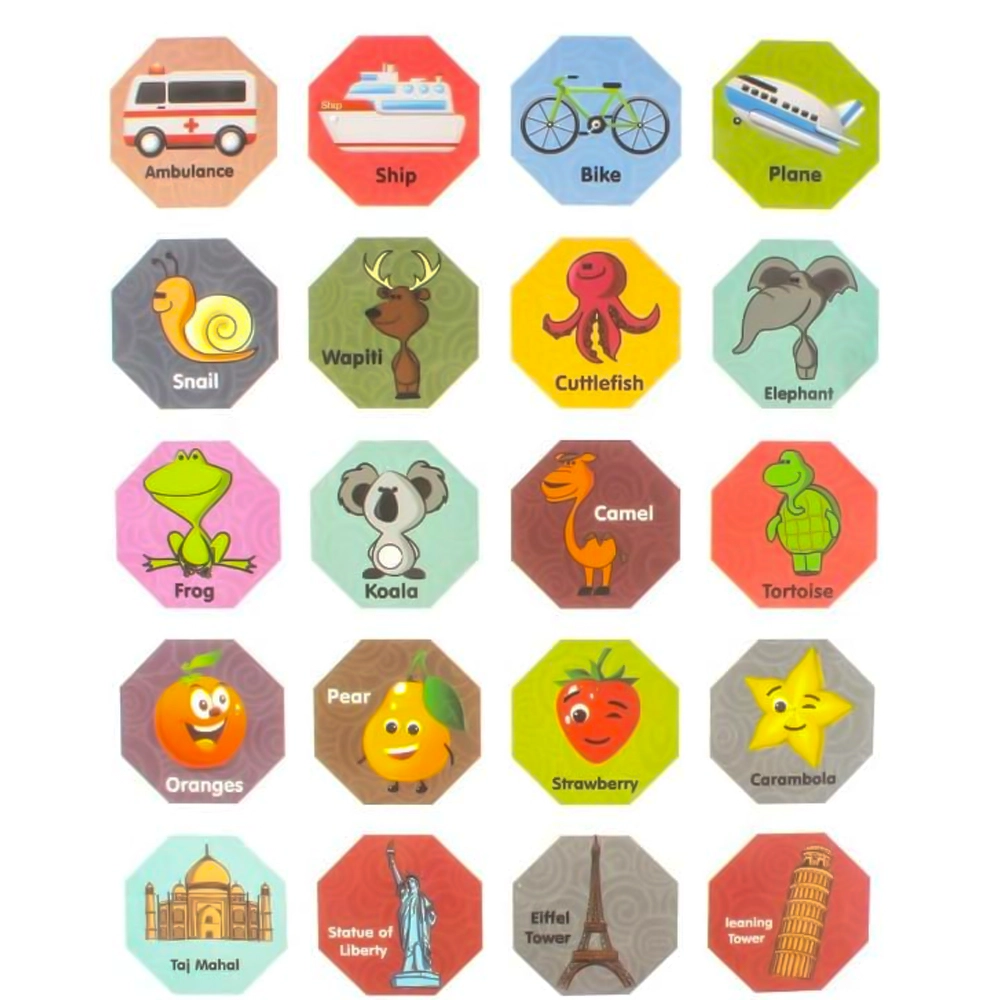 Edukacyjny Zestaw Magnetycznych Klocków - kreatywne dodatki