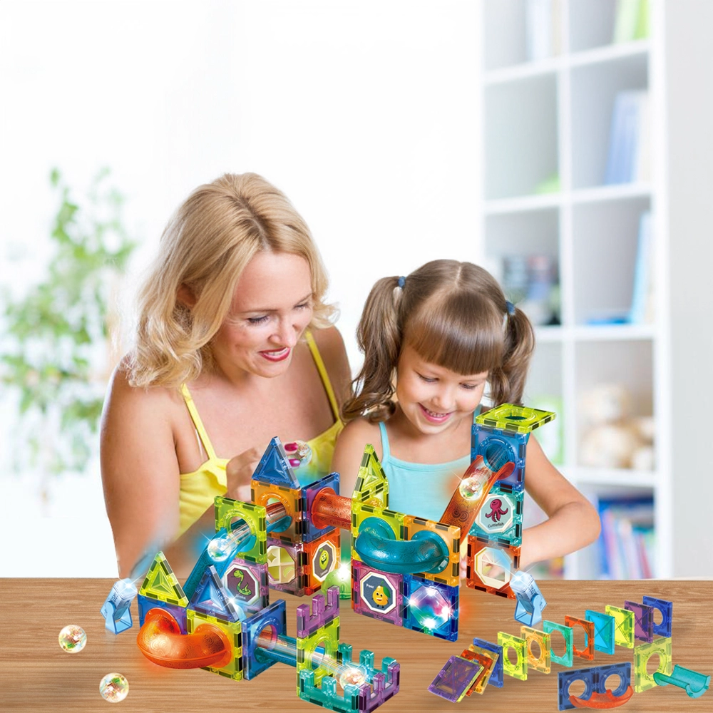 Edukacyjny Zestaw Magnetycznych Klocków - trwałe materiały