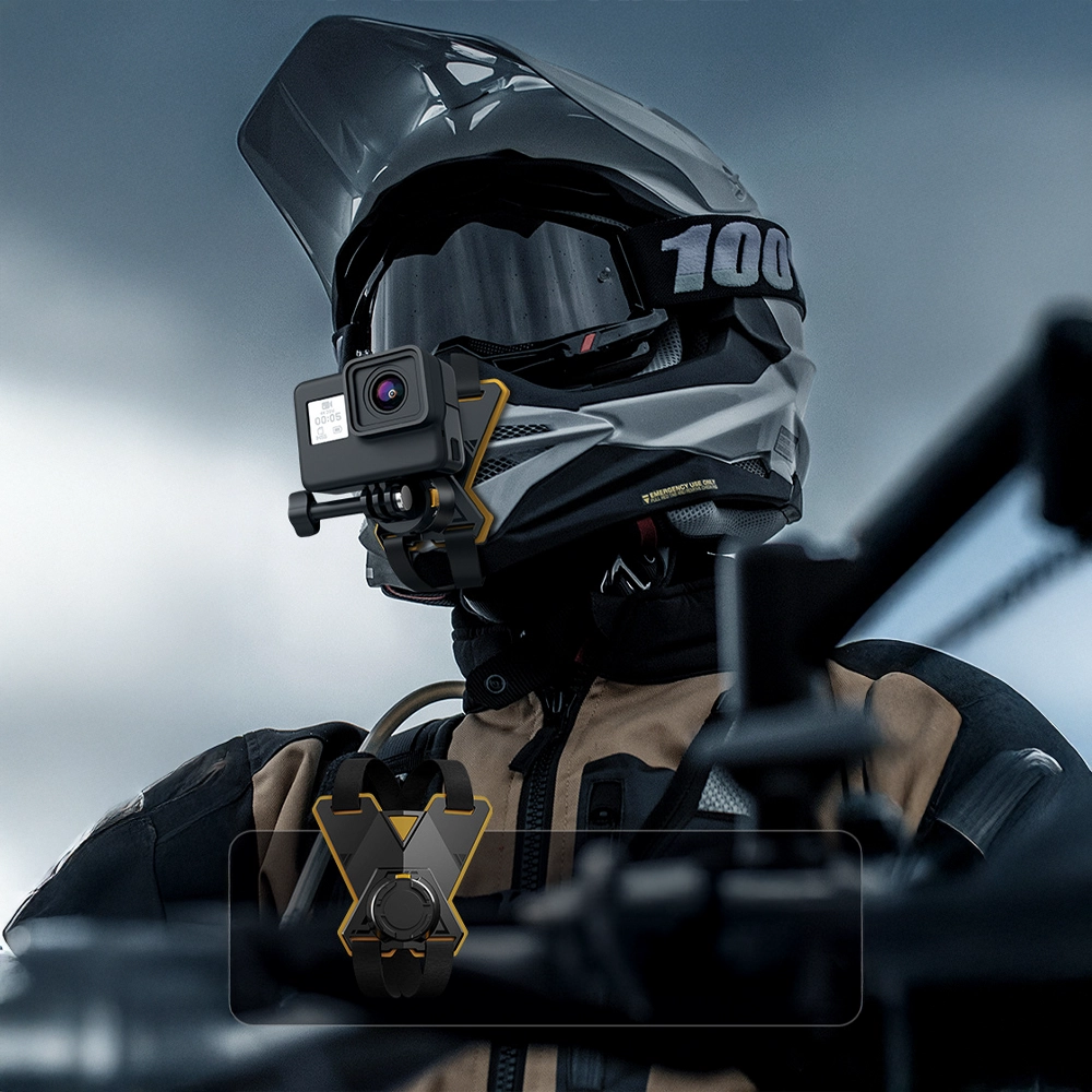 Elastyczne kąty nagrywania mocowania na kask Elastyczne kąty nagrywania mocowania na kask