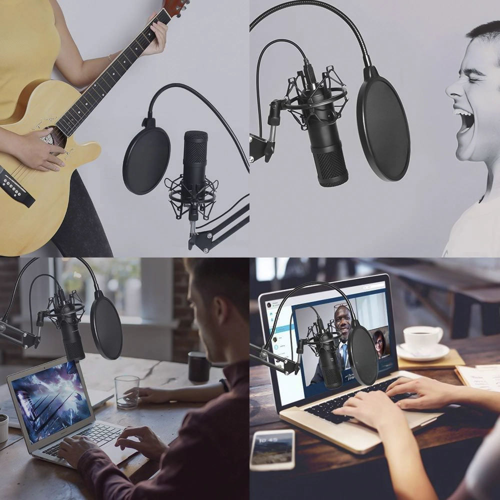 Profesjonalny Mikrofon USB 192KHz/24bit z Zestawem Akcesoriów Profesjonalny Mikrofon USB 192KHz/24bit z Zestawem Akcesoriów