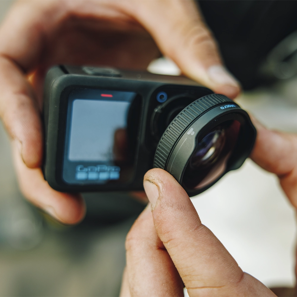 Automatyczne dostosowanie ustawień kamery z obiektywem makro GoPro