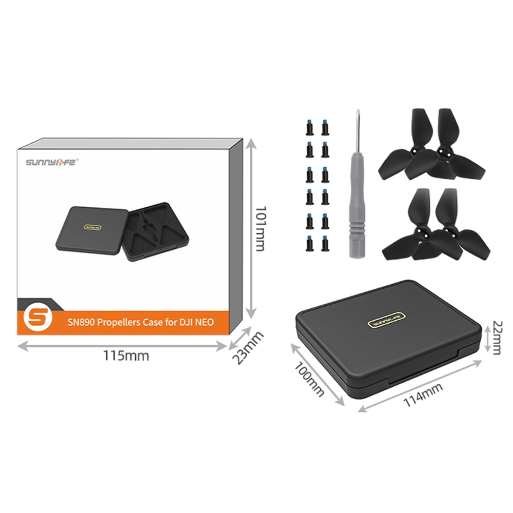 Specyfikacja techniczna zestawu śmigieł Sunnylife do DJI Neo