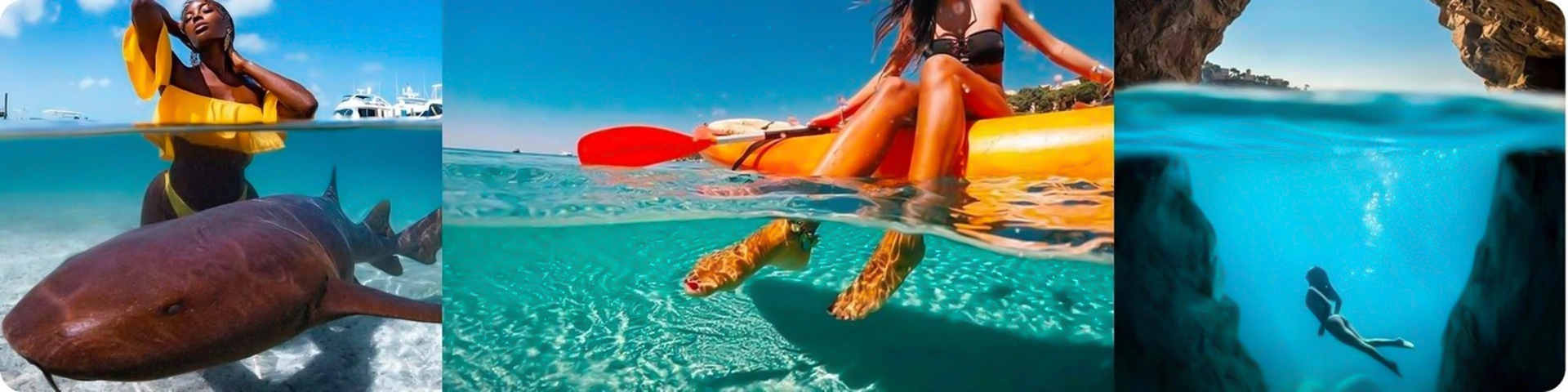 Kompletne wyposażenie obudowy Telesin Zestaw Port Dome z akcesoriami