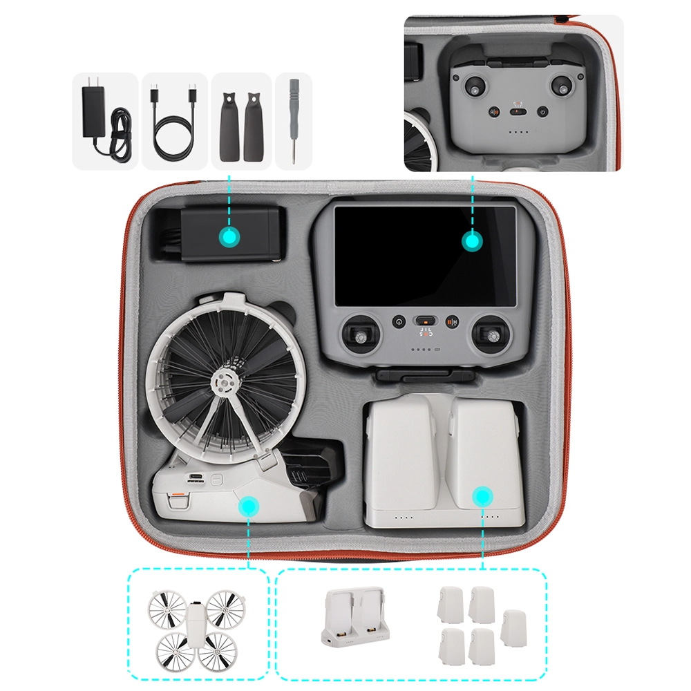 Walizka Transportowa do DJI FLIP – widok 2 Walizka Transportowa do DJI FLIP – widok 2