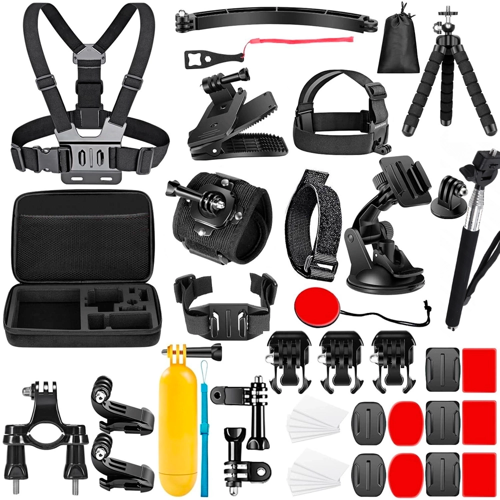 Zestaw akcesoriów kompatybilnych z GoPro i DJI