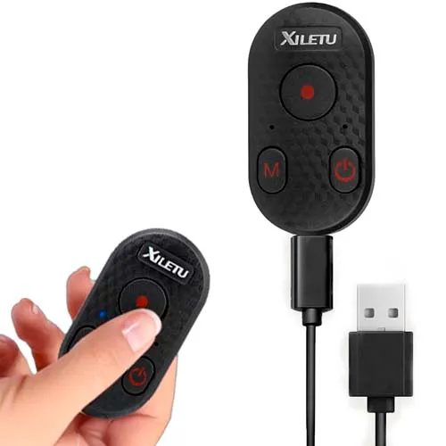 Co znajduje się w opakowaniu pilota do GoPro Kompletna zawartość zestawu pilota Bluetooth Xiletu XCR-2