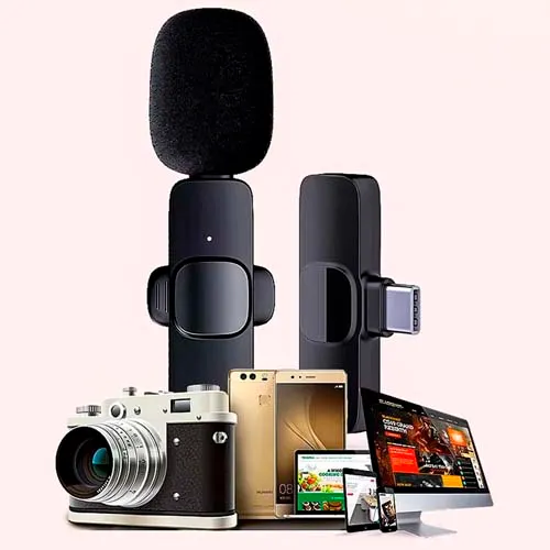 Bezprzewodowy mikrofon do vlogów i rozmów Zastosowanie_mikrofon_usb-c