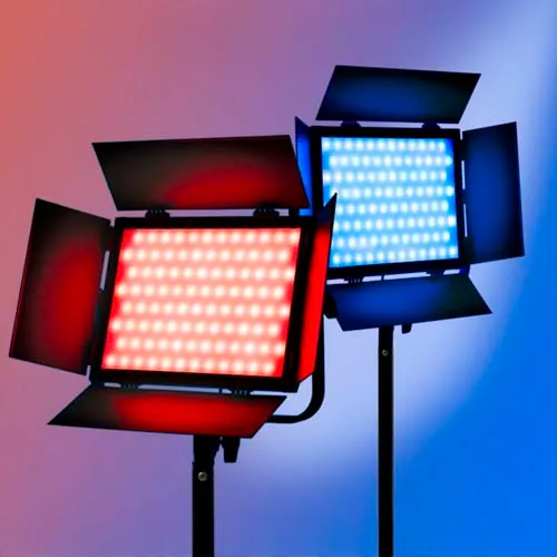 Panel LED RGB 50W z pilotem