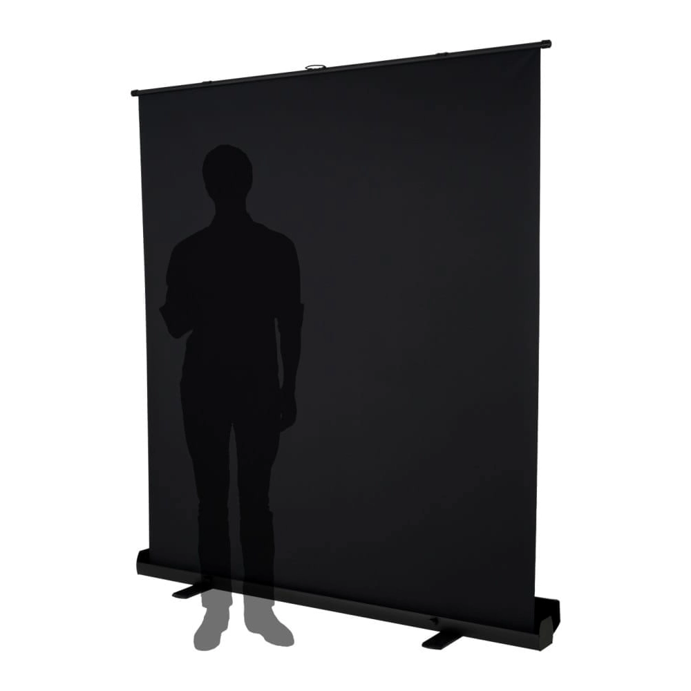 Profesjonalne tło fotograficzne czarne typu roll-up o wymiarach 2x2m marki GearPro Tło fotograficzne czarne roll-up 2x2m GearPro - widok produktu