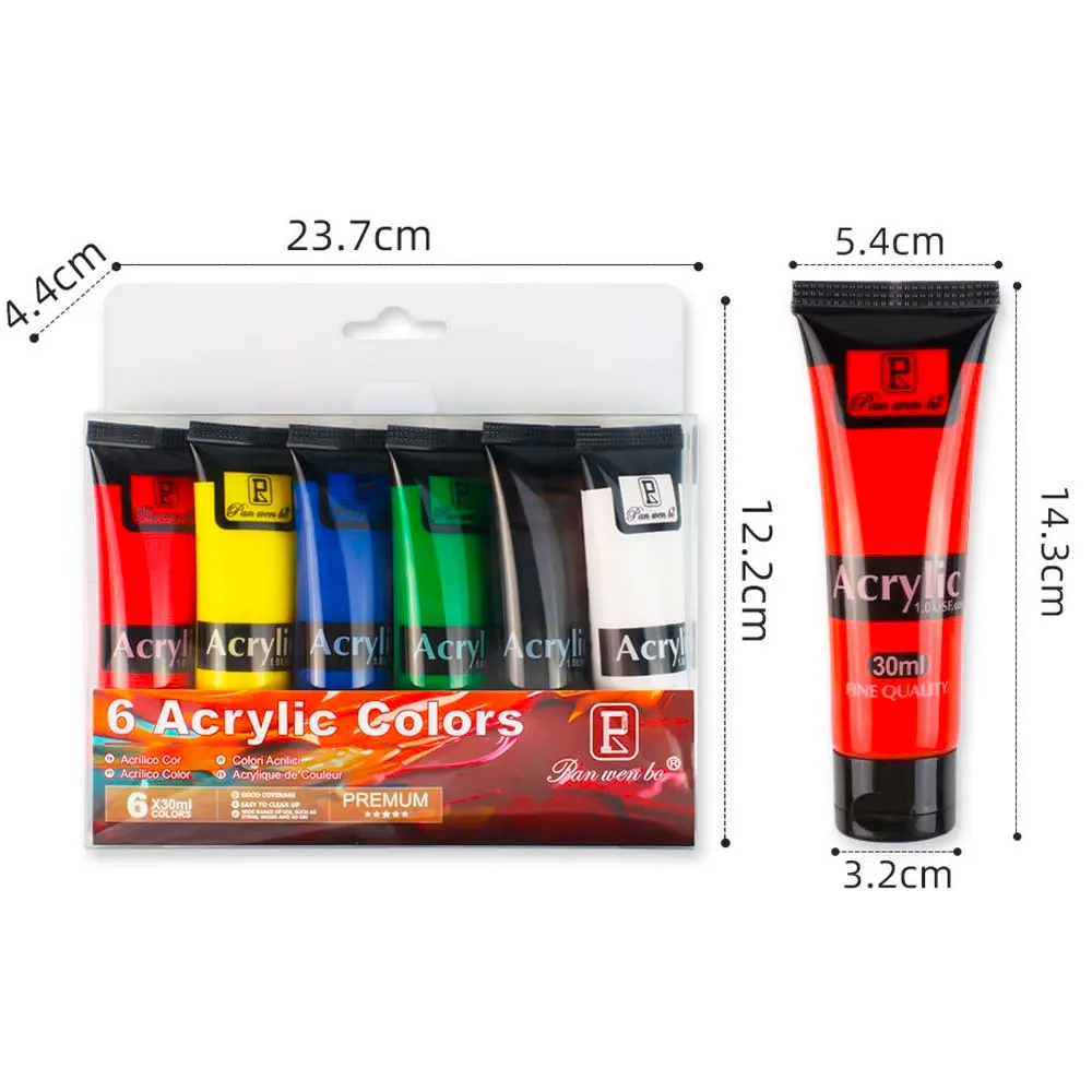 Farby Akrylowe Neonowe Panwenbo