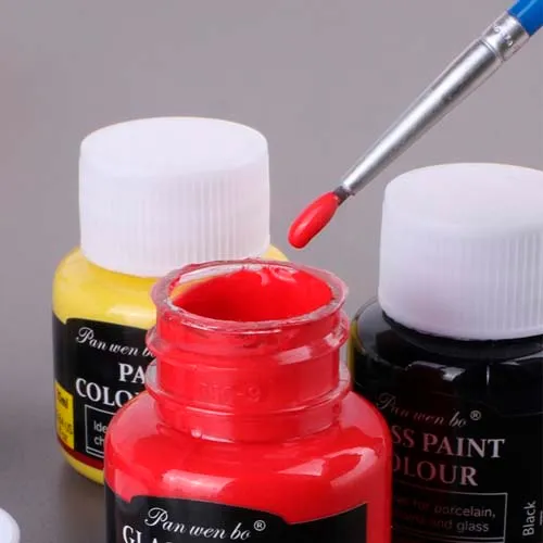 Kolory farb do tkanin Pan Wen Bo 12x25ml