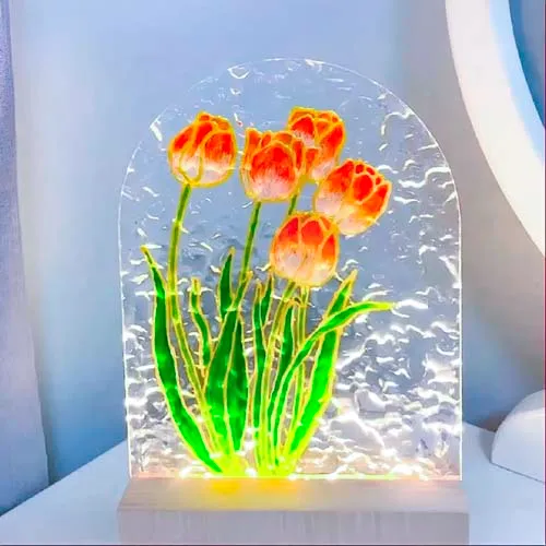 Malowanie na szkle farbami Pan Wen Bo