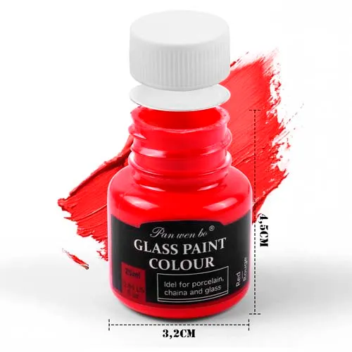 Techniczne informacje o farbach do szkła Pan Wen Bo