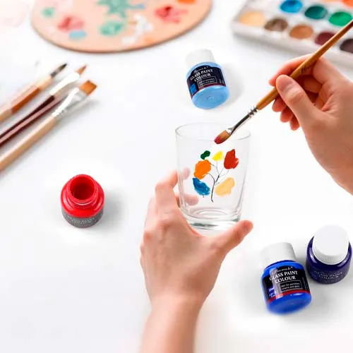 Malowanie szkła, porcelany i ceramiki farbami Pan Wen Bo