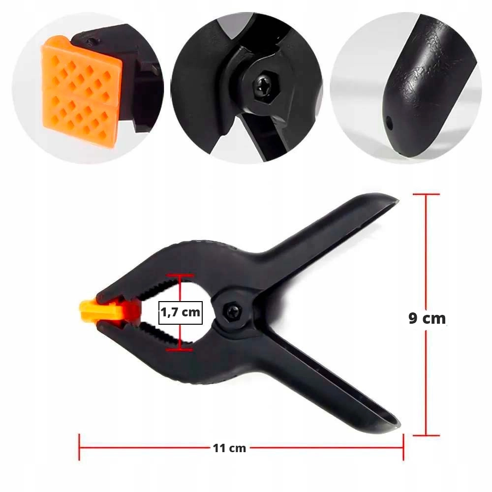 zacisk klips do teł