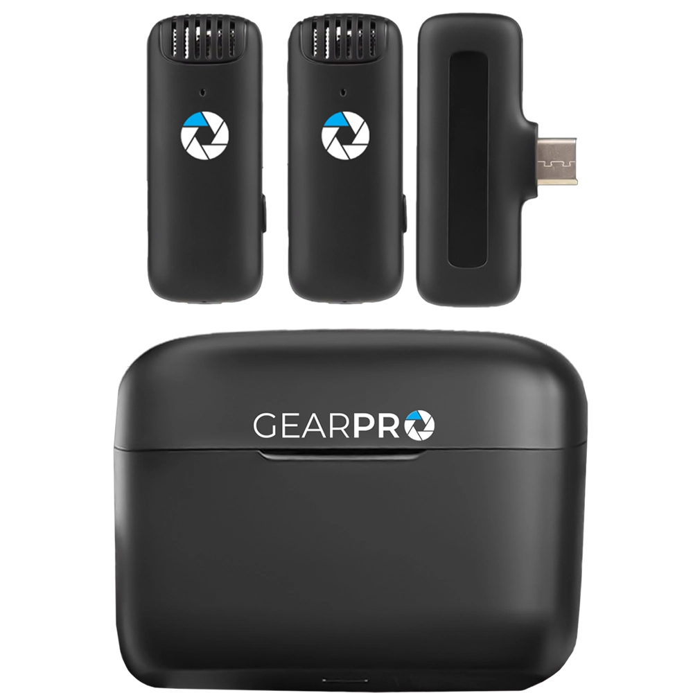 Kompletny zestaw mikrofonu bezprzewodowego Zawartość zestawu mikrofonu GearPro J11