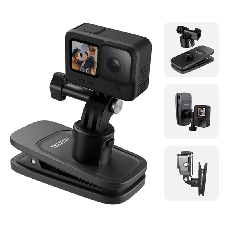 Uchwyt Zacisk do Plecaka Magnes do GoPro Hero 13 12 11 10 9  MAX  DJI INSTA