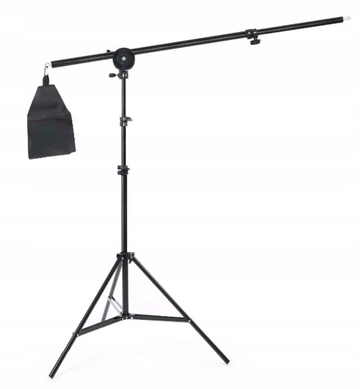 Softbox Lampa Softbox Zestaw Statyw Lampa Żarówka 105W Mini Boom Wysięgnik