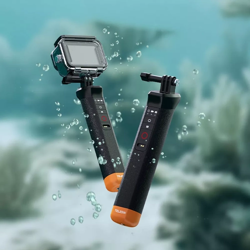 Uchwyt Pływający Boja z Pilotem Bluetooth Wodoodporna do GoPro 13 12 11 10 9 8 + GRATIS! Zestaw montażowy 3M