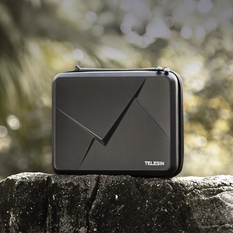 Walizka Etui Case Telesin do Kamery Sportowej DJI Action 5 4 3 + GRATIS! Zestaw montażowy 3M