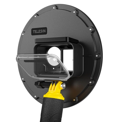 Obudowa Wodoszczelna Wodoodporna TELESIN do Kamer DJI Action 5 4 3 + GRATIS! Zestaw montażowy 3M