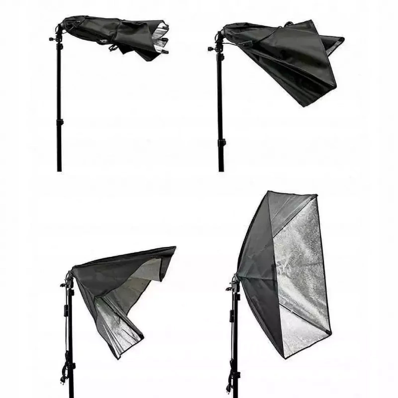 Zestaw Softbox i Żarówka LED 285W z Pilotem