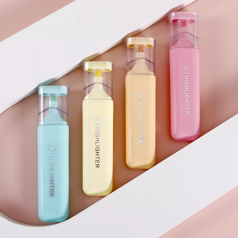 Zakreślacze Pastelowe Zestaw Zakreślaczy 4 Kolory HIGHLIGHTER PRO