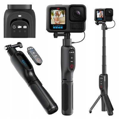 Selfie Stick Kijek Bluetooth do Kamer Sportowych GoPro 13 12 11 10 9 MAX HERO 2024