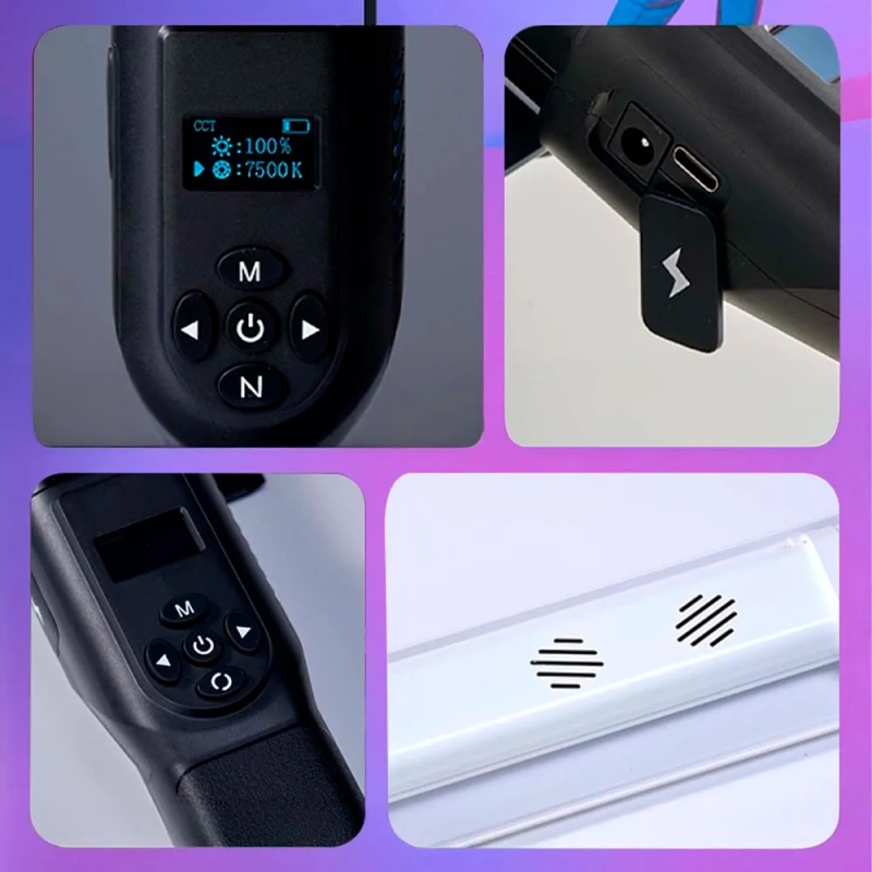 Miecz Świetlny RGB LED 40W Profesjonalny Lampa Fotograficzna Video