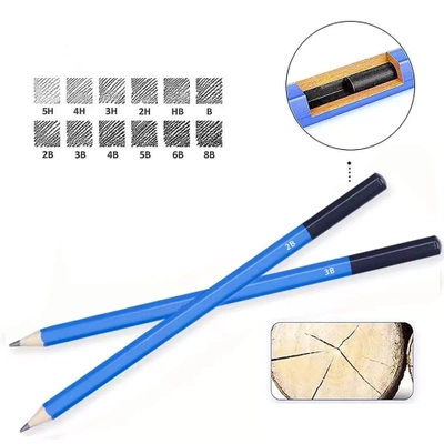 Profesjonalny Zestaw do Szkicowania Rysowania 33w1 Ołówki Węgle w Etui