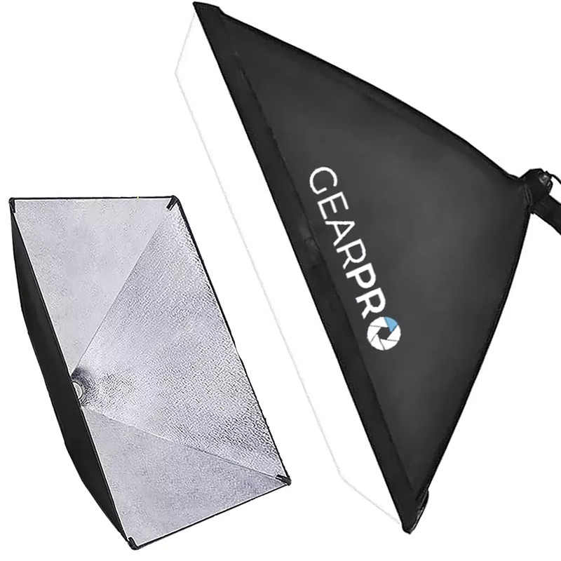 Oprawa Softbox Lampa Studyjna 50x70cm Oświetlenie Ciągłe Oprawka E27 Foto 