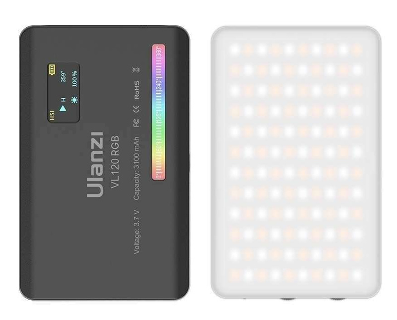 Lampa LED Ulanzi VL120 RGB Akumulator do Kamery Aparatu Telefonu