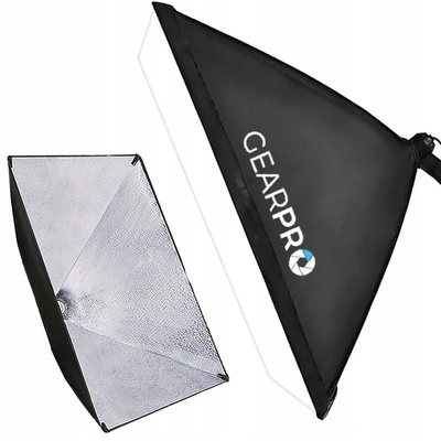 2x Softbox Zestaw Oświetlenie Ciągłe 2x 85W 50x70cm