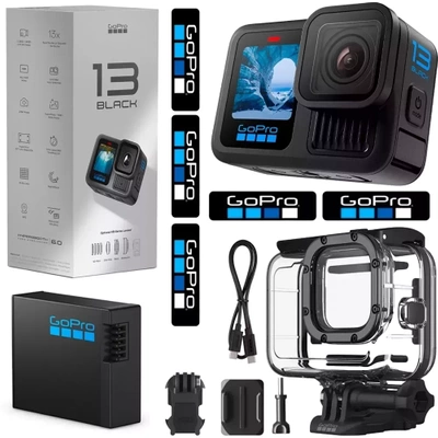 Kamera GoPro 13 HERO Black + Oryginalna Obudowa Wodoszczelna 13 12 11 10 9