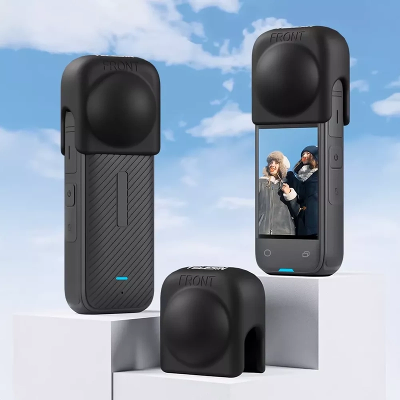 Silikonowa Osłona Obudowa na Obiektyw do Insta360 X4 Telesin