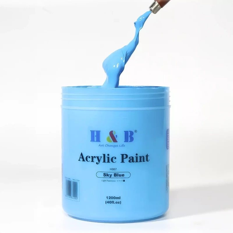 Farba Akrylowa 1200 ml - Brązowa / Burnt Umber