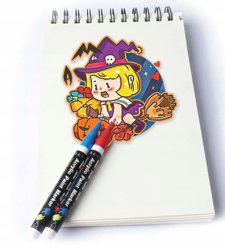 Markery Akrylowe Pisaki Flamastry Do Malowania Kamieni Ubrań Szkła Butów 18