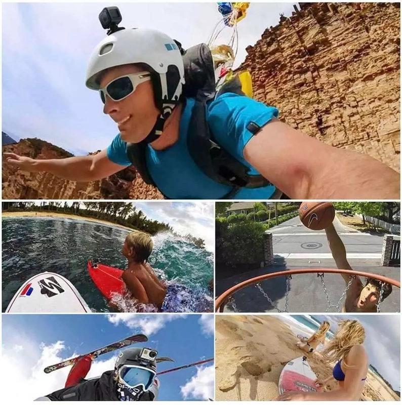 Zestaw Naklejek Wlepek Przylepce 3M na Kask do GoPro DJI Insta 