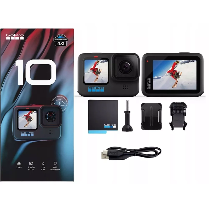 Outlet - Kamera GoPro HERO 10 Black - Autoryzowany Sprzedawca