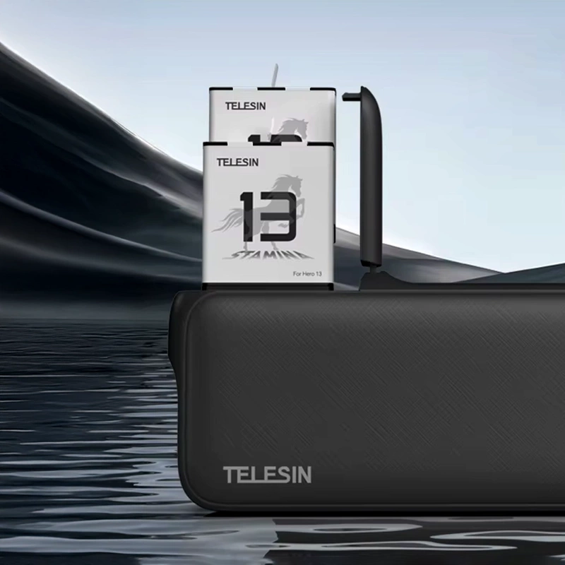 Ładowarka z Powerbankiem TELESIN 10000mAh do GoPro Hero 13 + GRATIS! Zestaw montażowy 3M