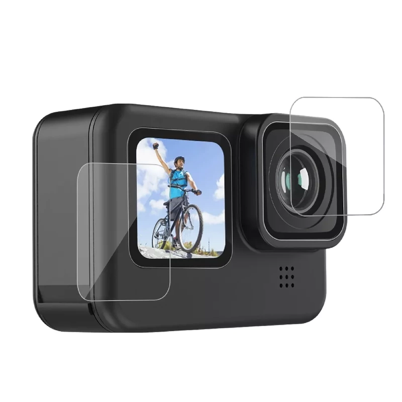 Etui Obudowa Silikonowa + Szkło Hartowane Smycz do GoPro HERO 12 11 10 9 Black